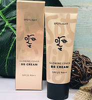 ВВ-крем зі світловідбивними частинками Ottie Spotlight Glowing Cover BB Cream SPF25 PA++ 40 мл