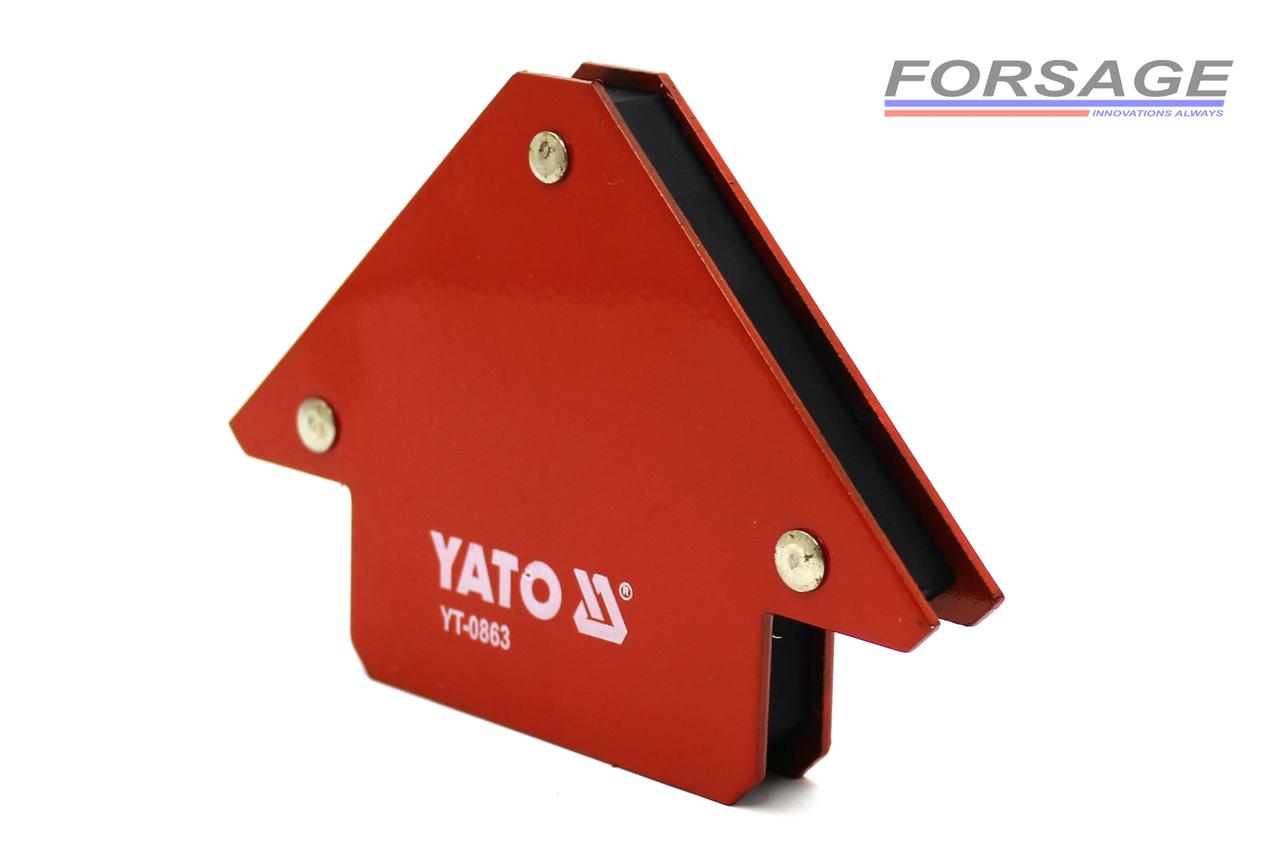 Магнітна струбцина для зварювання YATO YT-0863 11,5 кг (45 °, 90 °, 135 °), фото 1