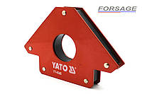 Магнитная струбцина для сварки YATO YT-0865 34 кг Ø46 мм (45°, 90°, 135°)