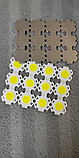 LED 10w COB світлодіод теплий білий 3000К 900LM 240-260мА / 30-32V, фото 4