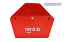 Магнітна струбцина для зварювання YATO YT-0867 34 кг (30°, 45°, 60°, 75°, 90°, 135°), фото 2