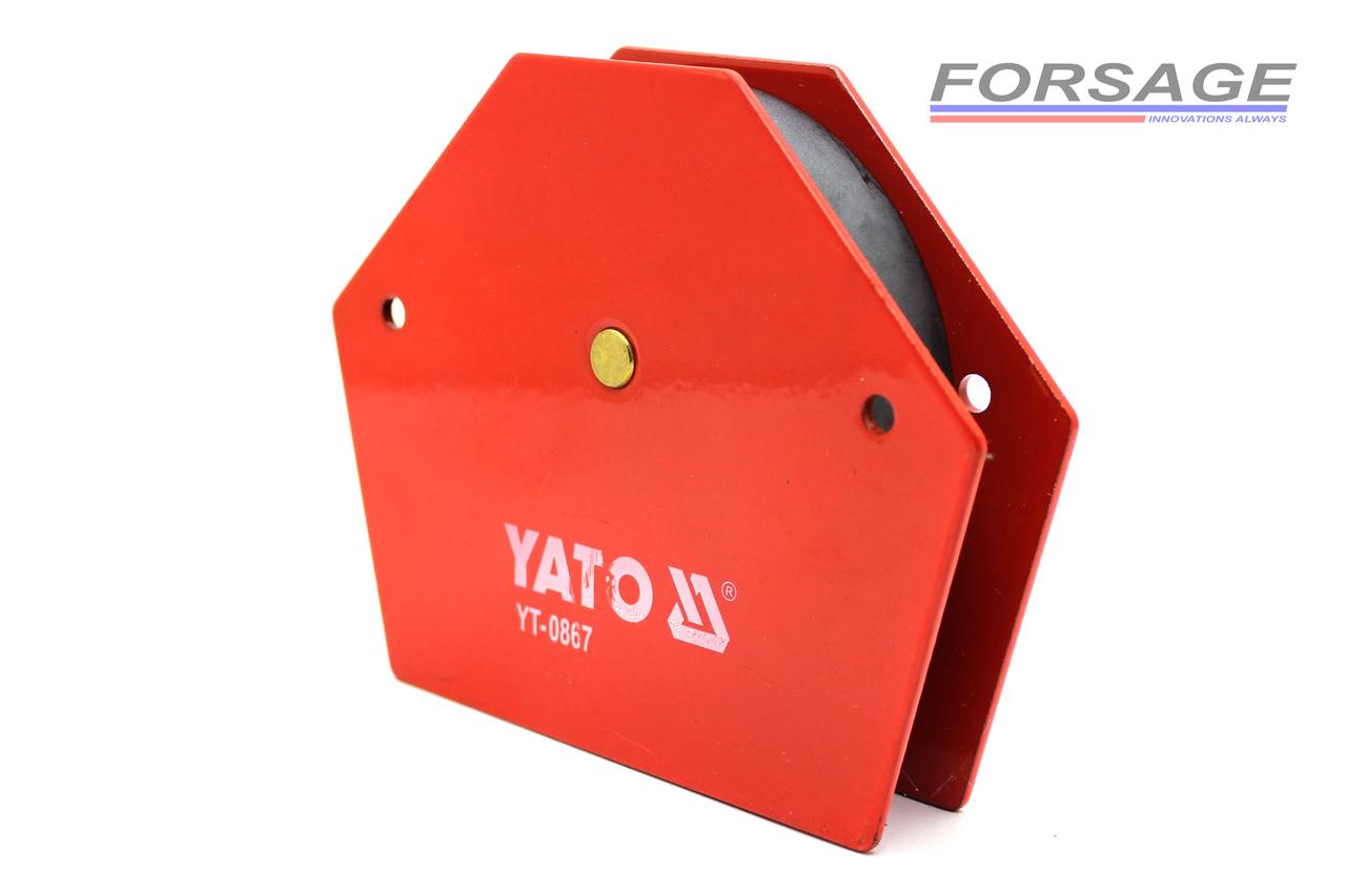 Магнітна струбцина для зварювання YATO YT-0867 34 кг (30°, 45°, 60°, 75°, 90°, 135°), фото 1