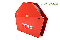 Магнитная струбцина для сварки YATO YT-0867 34 кг (30°, 45°, 60°, 75°, 90°, 135°)