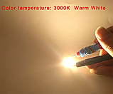 LED 10w COB світлодіод теплий білий 3000К 900LM 240-260мА / 30-32V, фото 6