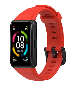 Ремінець DK для Honor Band 6 / 7 | Silicone Sport Band Classic (011342) (red)