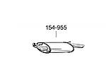Резонатор Мазда 121 (Mazda 121)/Форд Фієста (Ford Fiesta) 95-98 1.25/1.3 i kat (286-955) Bosal 08.162