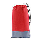 Підстилка для пляжу водонепроникна червона 148х141 килимок для пікніка кемпінгу складаний, фото 6