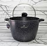 Каструля казан із мармуровим покриттям 6.2 л 24 см Edenberg EB-1171 Глибокий казан індукційне дно, фото 8
