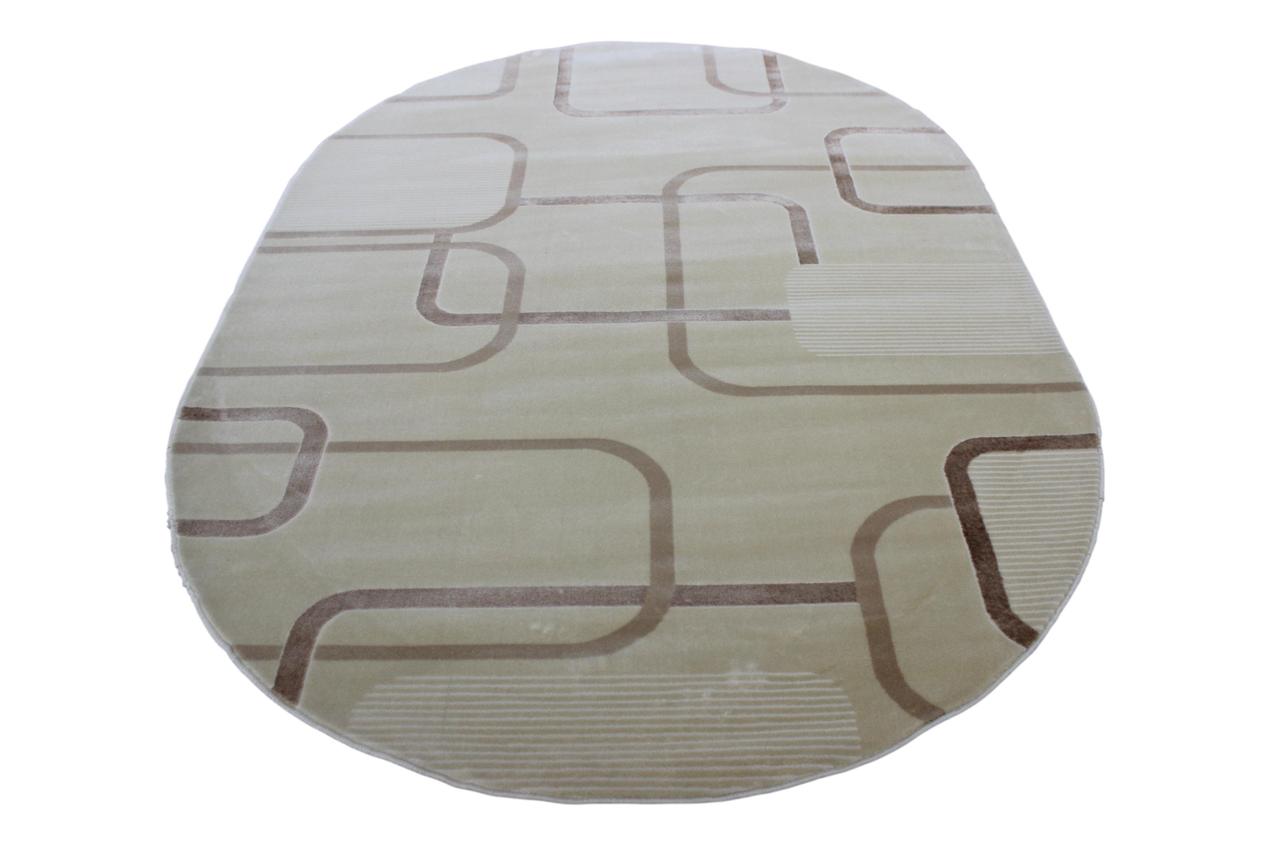 Килим NEPAL 3544A OVAL 2Х2,9 Білий овал