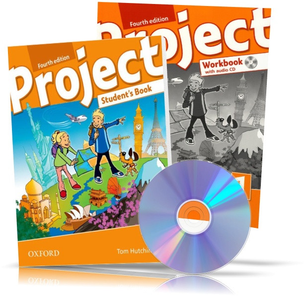 Project 4th edition 1, Student's book + Workbook + CD / Навчитель + зошит (комплект з диском) англійської