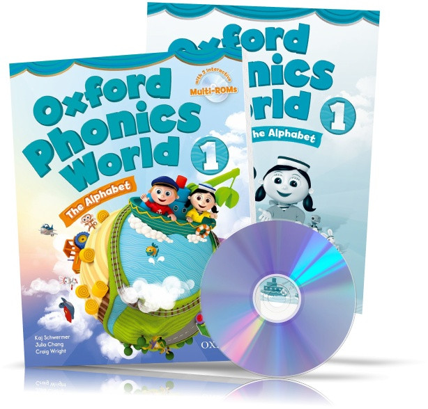 Oxford Phonics World 1, student's book + Workbook + DVD / Підручник + Зошит (комплект з диском) англійської