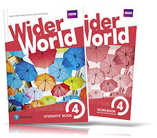 Wider World 4, Student's book + Workbook / Навчитель + зошит англійської мови