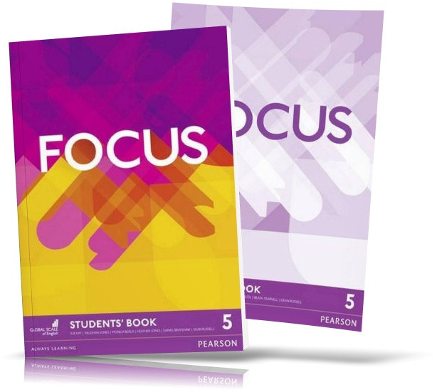 Focus 5, student's book + Workbook / Підручник + Зошит англійської мови