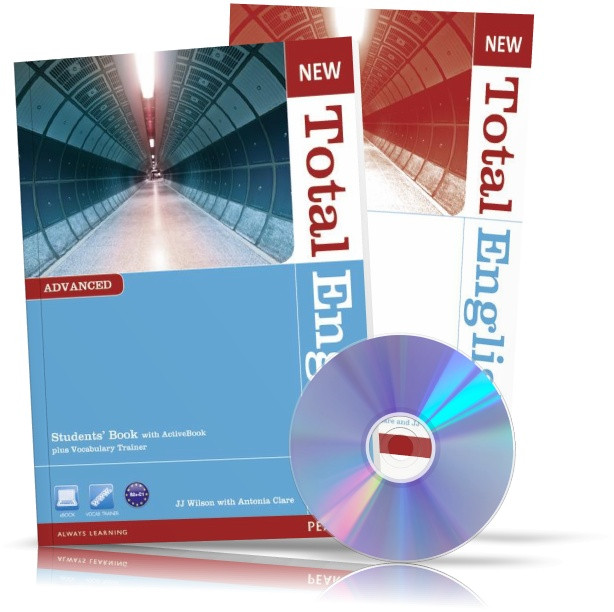 New Total English Advanced, student's book + Workbook + CD / Підручник + Зошит англійської мови