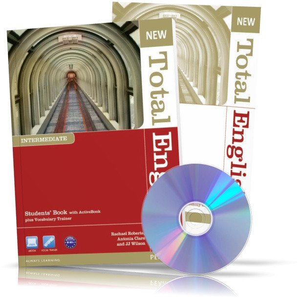 New Total English Intermediate, Student's book + Workbook + CD / Навчитель + зошит англійської мови
