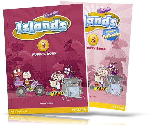 Islands 3, Pupil's book + Activity Books + Pincode / Підручник + Зошит англійської мови