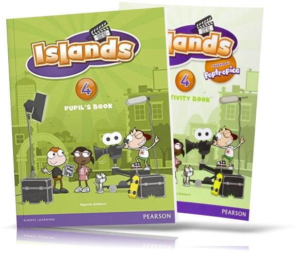 Islands 4, Pupil's book + Activity Books + Pincode / Підручник + Зошит англійської мови