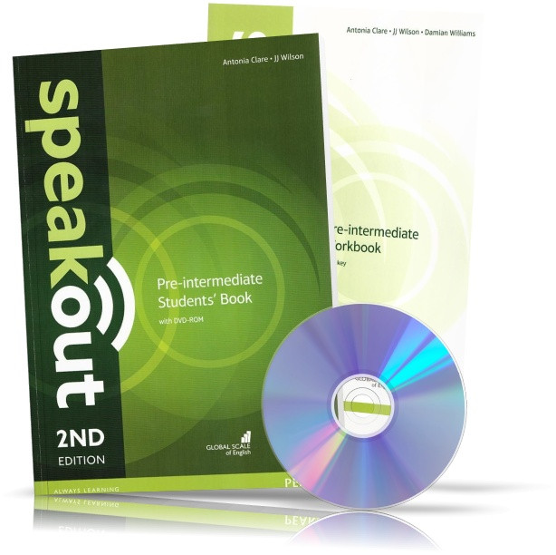 Speakout Pre~Intermediate, Student's book + Workbook + DVD / Навчитель + зошит англійської мови