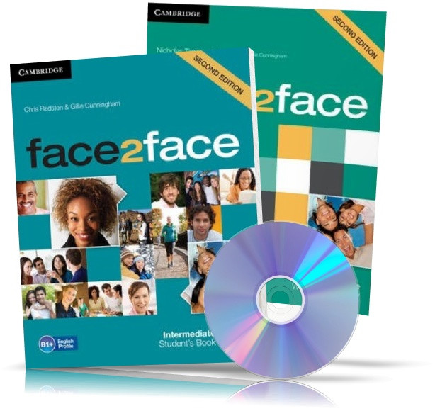 Face2face Intermediate, student's + DVD + Workbook / Підручник + Зошит (комплект) англійської мови