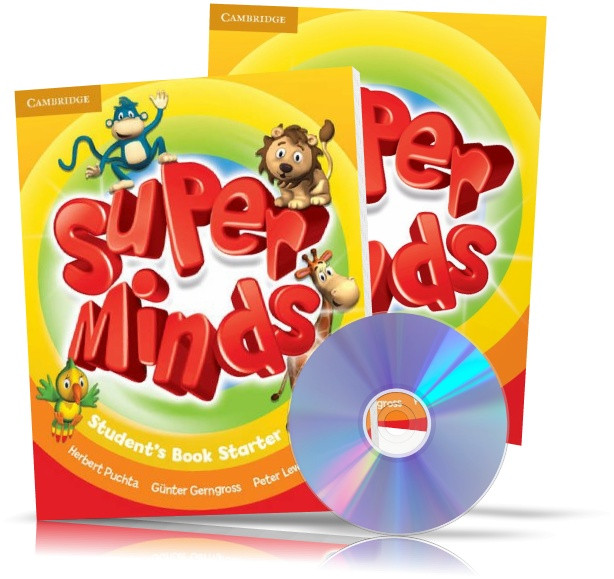 Super Minds Starter, student's + Workbook + DVD / Підручник + Зошит (комплект з диском) англійської мови