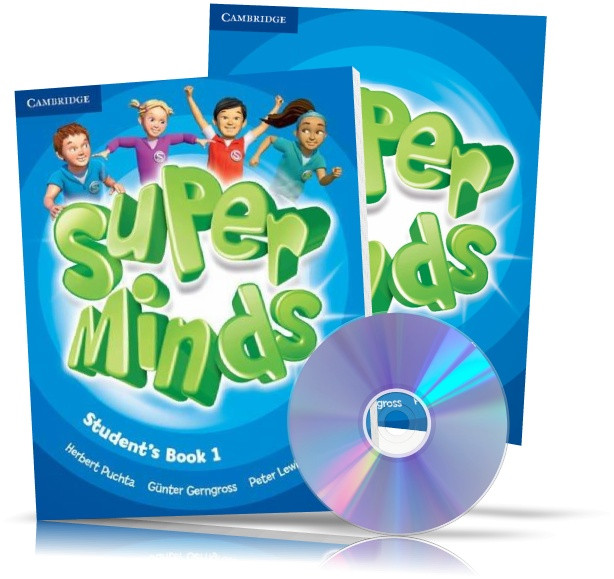 Super Minds 1, student's + Workbook + DVD / Підручник + Зошит (комплект з диском) англійської мови