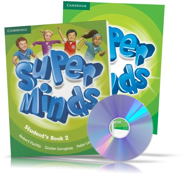 Super Minds 2, student's + Workbook + DVD / Підручник + Зошит (комплект з диском) англійської мови