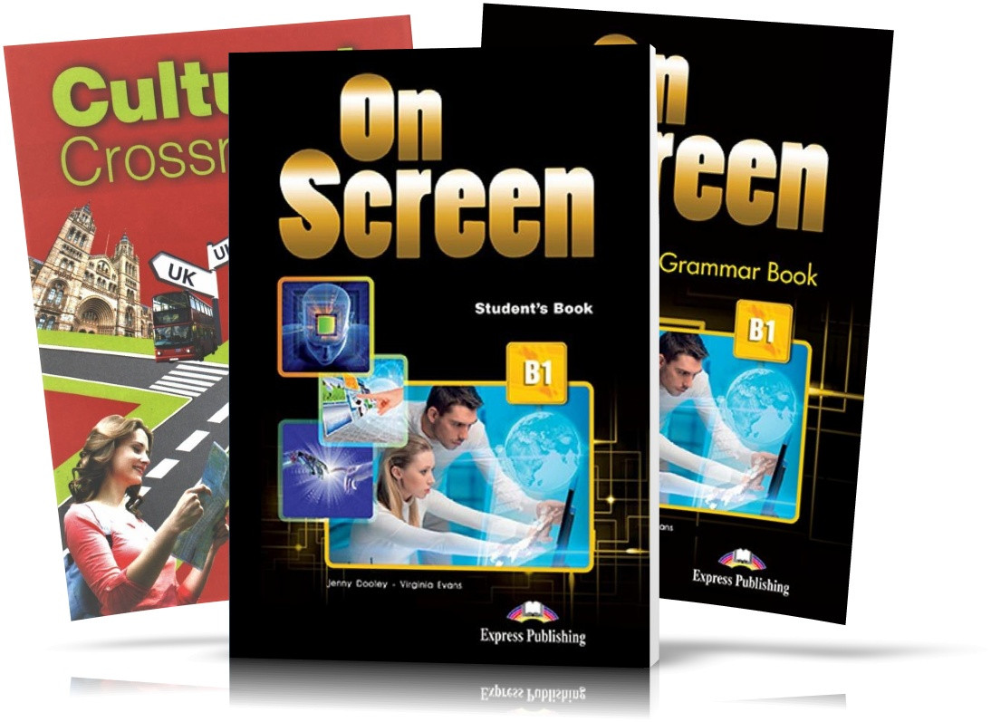 On Screen B1, student's book + Workbook + CULTURAL CROSSROADS UKRAINE