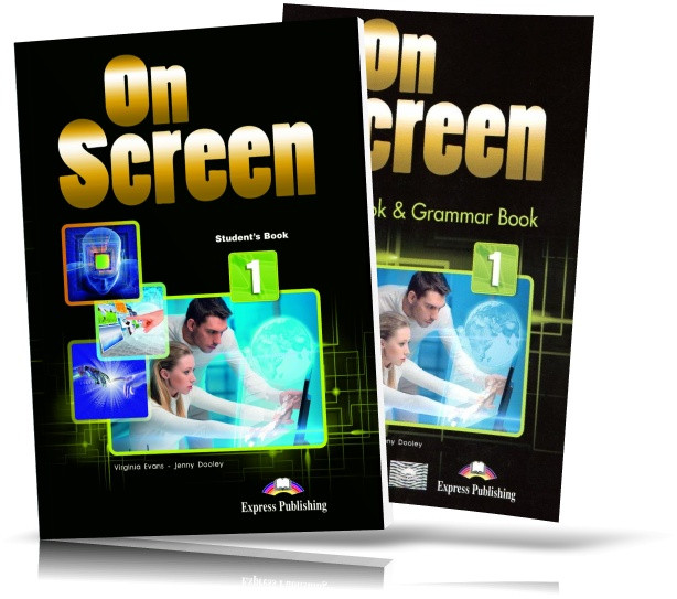 On Screen 1, student's book + Workbook / Підручник + Зошит англійської мови