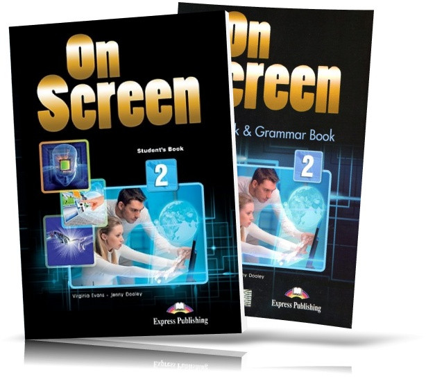 On Screen 2, student's book + Workbook / Підручник + Зошит англійської мови