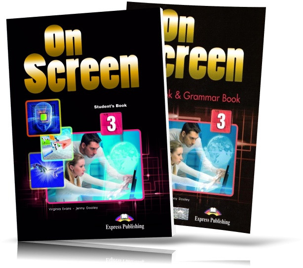 On Screen 3, student's book + Workbook / Підручник + Зошит англійської мови