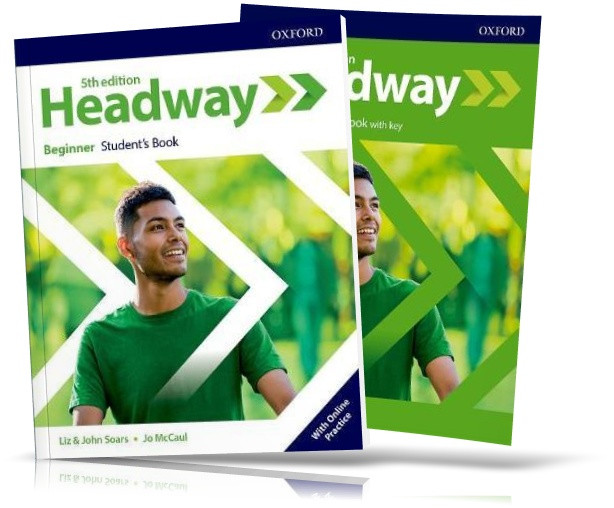 Headway Beginner 5th edition, Student's + Workbook / Навчитель + зошит англійської мови