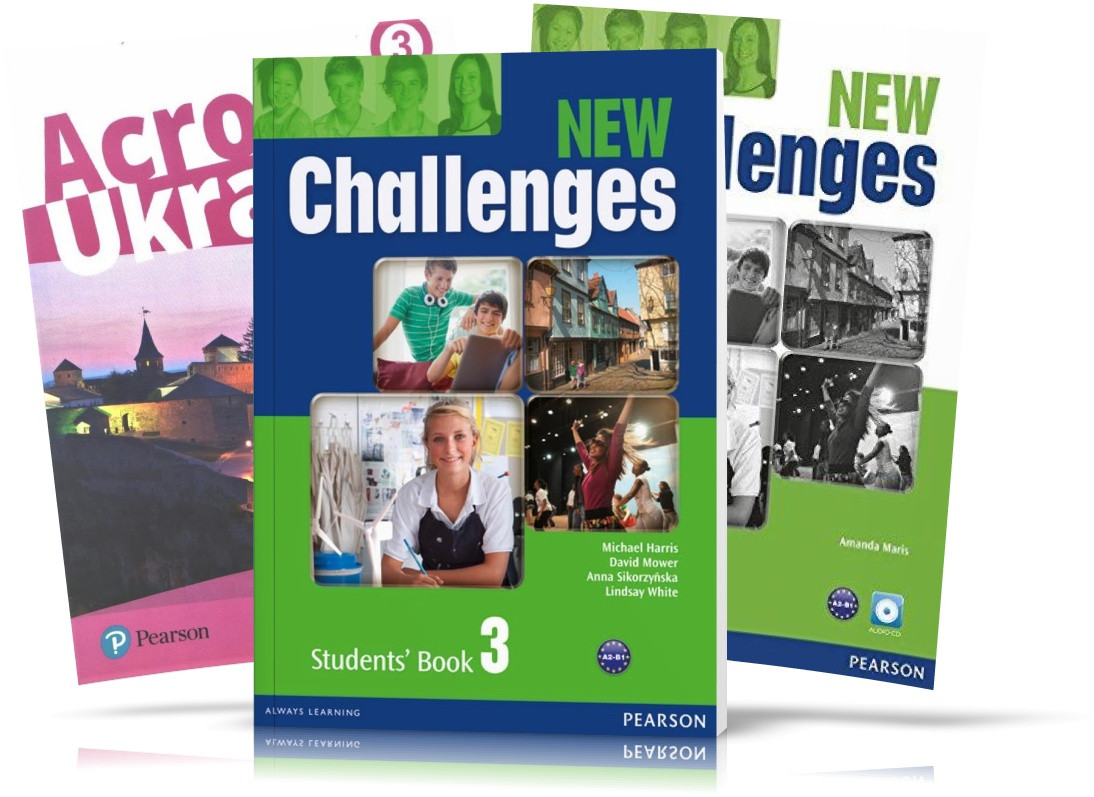New Challenges 3, student's book + Workbook + ACROSS UKRAINE