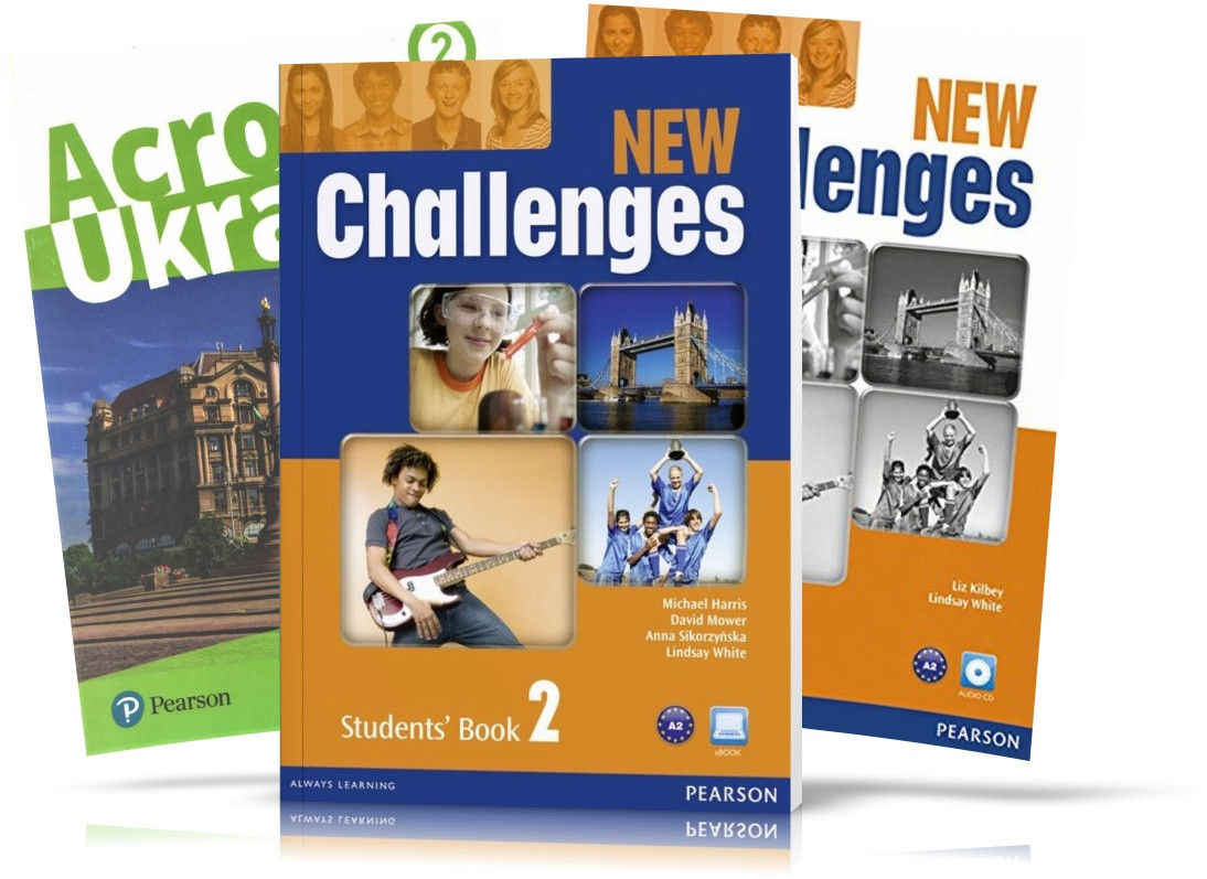 New Challenges 2, student's book + Workbook + ACROSS UKRAINE
