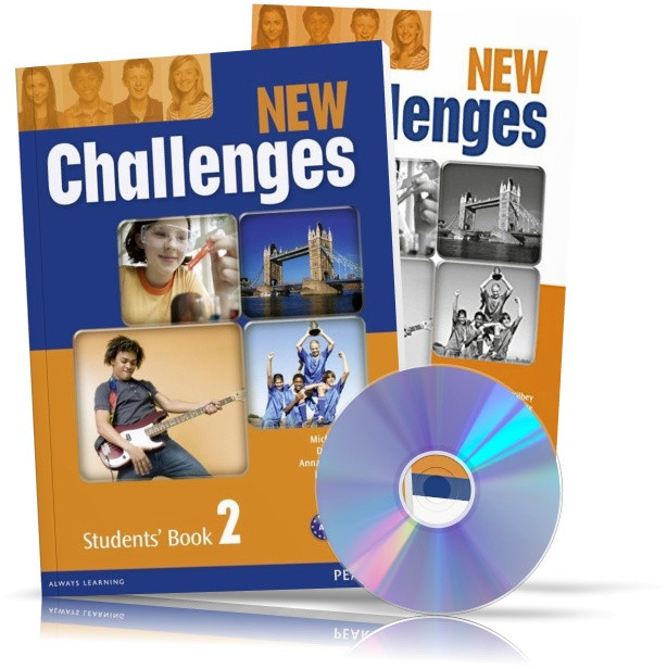 New Challenges 2, Student's book + Workbook / Навчитель + зошит англійської мови