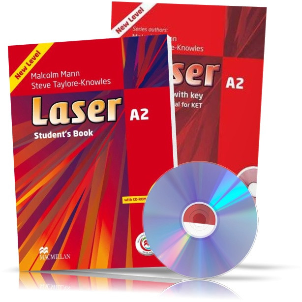 Laser A2, student's book + Workbook + CD / Підручник + Зошит англійської мови