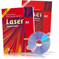 Laser A2, Student's book + Workbook + CD / Навчитель + зошит англійської мови