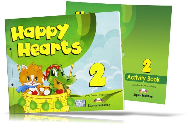 Happy Hearts 2, Pupil's book + Activity Book / Підручник + Зошит англійської мови