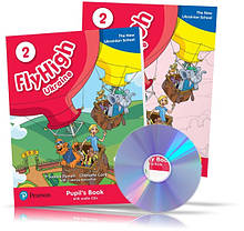 Fly High 2 UKRAINE edition, Pupil's book + Activity Book + Audio CD / Підручник + Зошит англійської мови