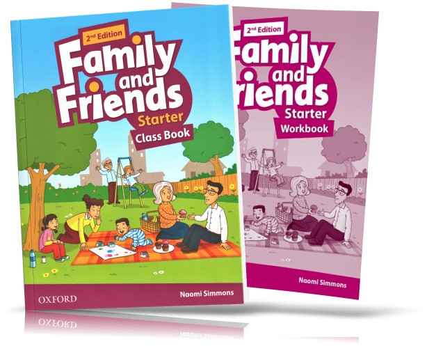Family and Friends 2th Starter edition, Class book + Workbook | підручник + зошит (комплект) англійської мови