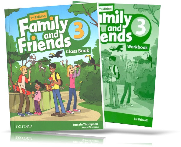 Family and Friends 2th edition 3, Class book + Workbook | підручник + зошит (комплект) англійської мови