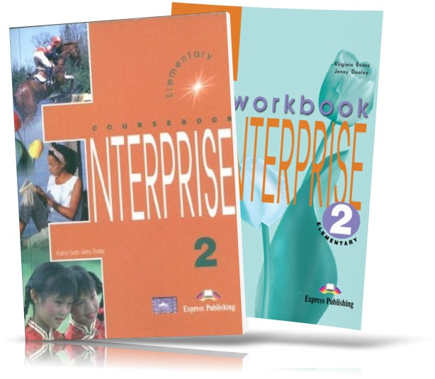Enterprise 2 Elementary, Coursebook + Workbook / Навчитель + зошит англійської мови