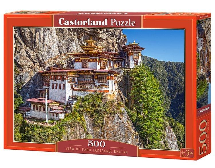 Пазли 500 елементів "Вид на монастир Такцанг, Бутан" B~53445| Castorland