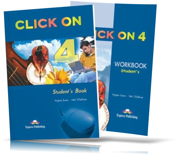 Click On 4, student's book + Workbook / Підручник + Зошит (комплект) англійської мови