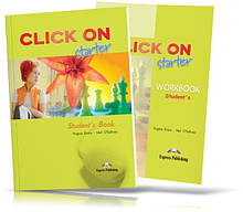 Click On Starter, student's book + Workbook / Підручник + Зошит англійської мови