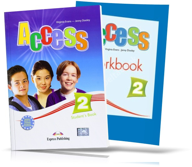 Access 2, student's book + Workbook / Підручник + зошит англійської мови