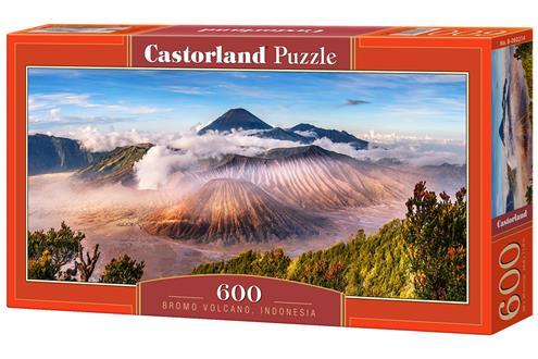 Пазли 600 елементів "Вулкан Бромо, Індонезія", B~060214 | Castorland