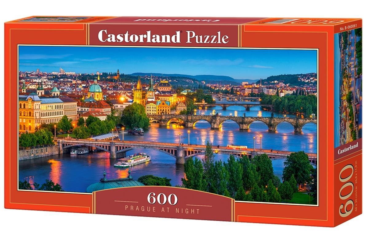 Пазли 600 елементів "Нічна Прага", B~060061 | Castorland