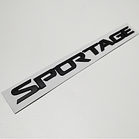 Эмблема надпись багажника Kia Sportage чёрная