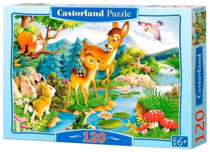 Пазли 120 елементів "Бембі", В~12176 | Castorland