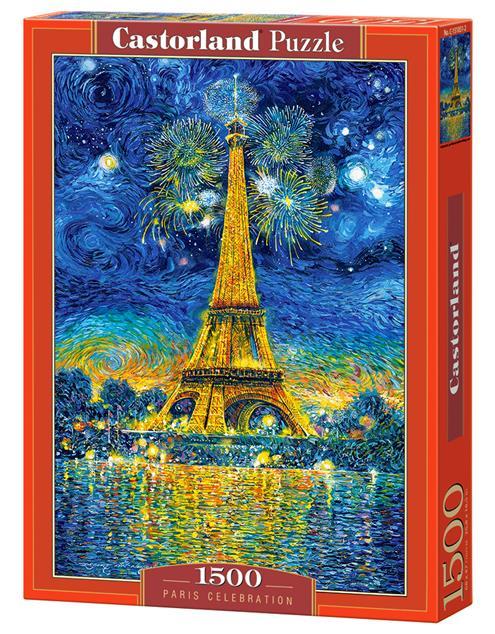Пазли 1500 елементів "Париж, свято", C~151851 | Castorland